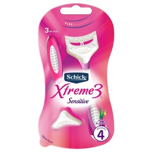 Schick Xtreme 3 Sensitive Disposable Razors 4 Pieces