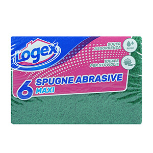 Logex 6 Normal Size Scouring Pads
