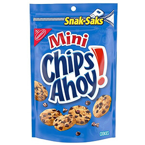 Nabisco Mini Chips Ahoy Snak Saks 226G