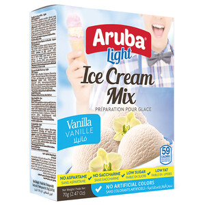 Aruba Ice Cream Mix Vanilla Diet 70G