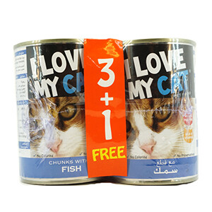 I Love My Cat Fish 400G 3+1Free