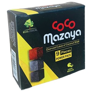 Coco Mazaya Power Pack Charcoal Cubes 9 Pieces