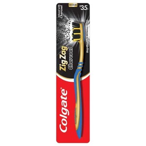 Colgate Toothbrush Zig Zag Charcoal Medium