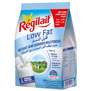 Regilait Powder Milk Semi-Skimmed Low Fat 400G