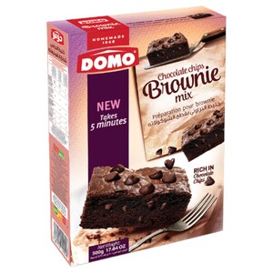 Domo Cake Mix Chocolate Chip Brownie 500G