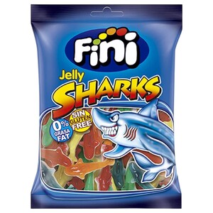 Fini Jelly Sharks Gluten Free 100G