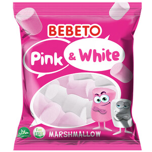 Bebeto Marshmallow Pink & White 135G