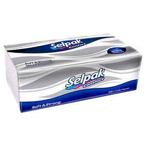 Selpak Facial Tissue Soft & Strong 200Sheet
