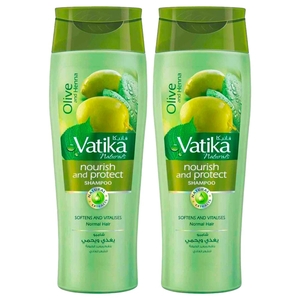 Vatika Shampoo Nourish & Protect 400Ml X 2 -15%Off
