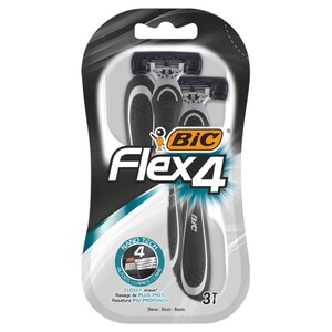 Bic Flex 4 Razors 3 Pieces