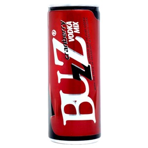 Buzz Vodka Mix Cranberry Can 250Ml