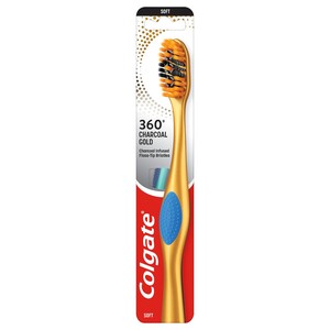 Colgate Toothbrush 360 Charcoal Gold Soft