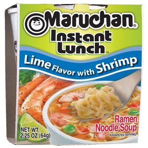 Maruchan Lime With Shrimp Noodles Cup 64G -50% Off