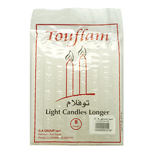 Touflam Light Candles Longer *8
