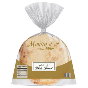Moulin D'or White Arabic Bread (30Cm) 400G