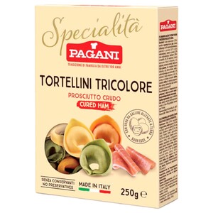 Pagani Tortellini Tricolor Meat 250G