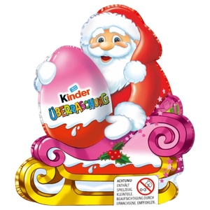 Kinder Christmas Surprise Santa Girl 75G