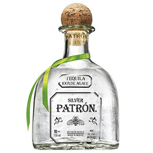 Patron Silver Tequila 75Cl In Mexican Tin
