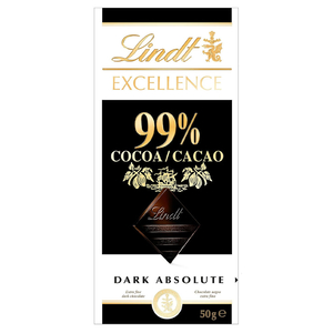 Lindt Excellence Dark 99% 50G