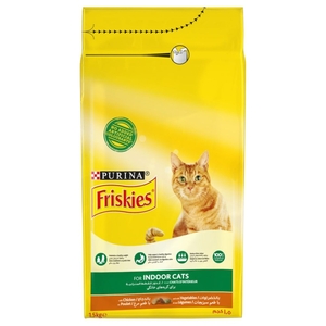 Friskies Indoor Cats Chicken & Vegetables 1.5Kg