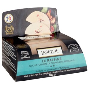 Labeyrie Duck Foie Gras Block With Pieces 190G