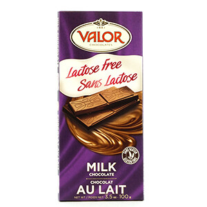 Valor Milk Chocolate Lactose Free 100G