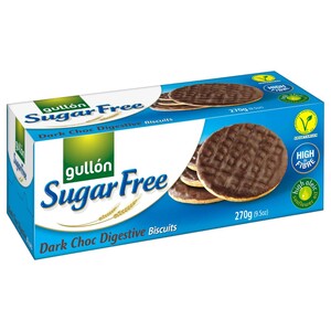 Gullón Sugar Free Chocolate Covered Digestive Biscuits 270G