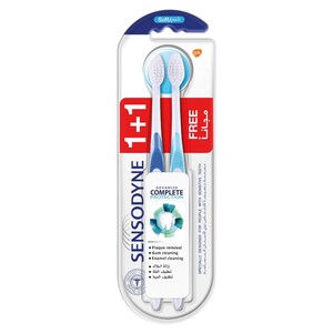 Sensodyne Toothbrush Advance Complete Protection Soft 1+1 Free