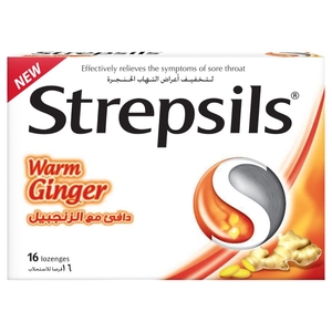 Strepsils Warm Ginger 16 Pieces