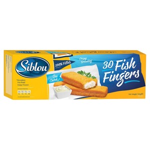 Siblou Frozen Fish Fingers 30 Pieces 750G