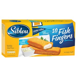 Siblou Frozen Fish Fingers 10 Pieces 250G