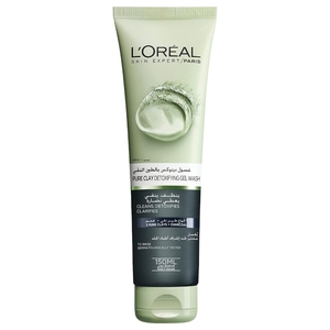 L'oreal Paris Pure Clay Black Face Wash With Charcoal Detoxifies And Clarifies 150Ml