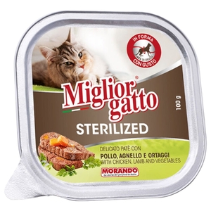 Miglior Sterile Chicken Lamb Cat Food 100G