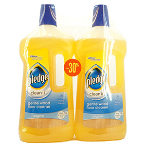 Pledge Woody 5 In 1 Soapy Cleaner 750Ml*2-30%