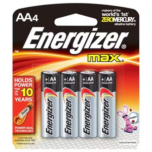 Energizer Battery Aa 4 Pieces Max