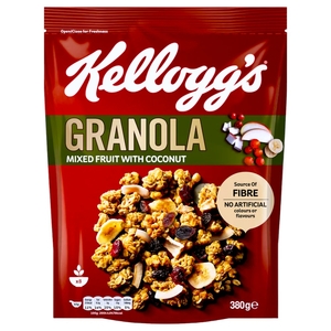 Kellogg's Granola Mixed Fruit With Coconut 380G
