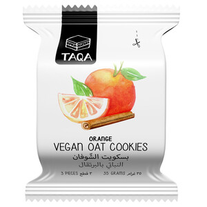 Taqa Oat Cookies Orange Vegan 40G