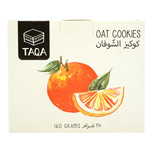 Taqa Oat Cookies Orange Vegan 40G X4