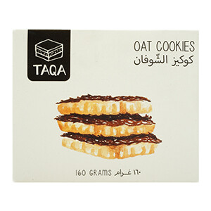 Taqa Oat Cookie S Dark Chocolate Vermicelli 40G X4