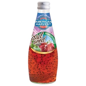 American Harvest Basil Seed Drink Pomegranate 290Ml