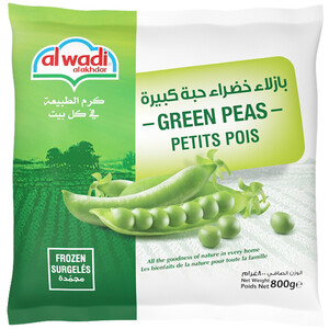 Al Wadi Al Akhdar Frozen Green Peas 800G