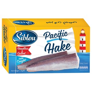 Siblou Frozen Pacific Hake Headless & Gutted 2Kg