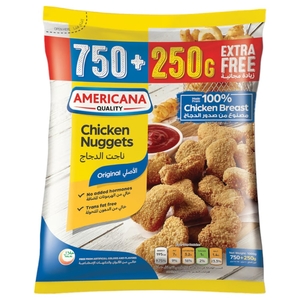Americana Frozen Chicken Nuggets 750G+33% Free