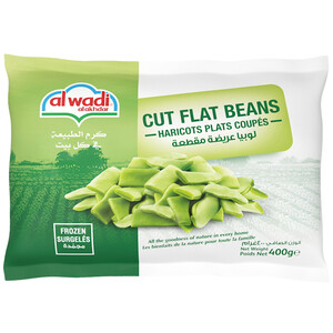 Al Wadi Al Akhdar Frozen Cut Flat Beans 400G
