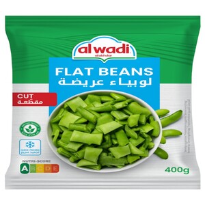 Al Wadi Al Akhdar Frozen Cut Flat Beans 400G