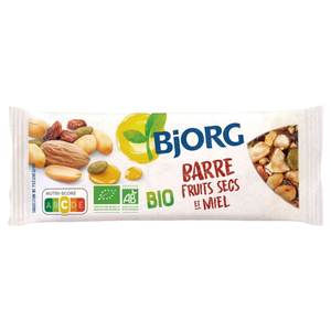 Bjorg Barre Fruits Secs Et Miel 25G