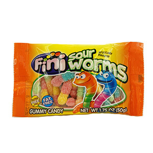 Fini Sour Worms 50G