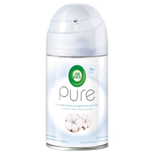 Airwick Air Freshener Freshmatic Refill Pure Soft Cotton 250Ml