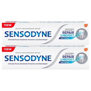 Sensodyne Toothpaste Repair & Protect 75Ml X 2 -25%