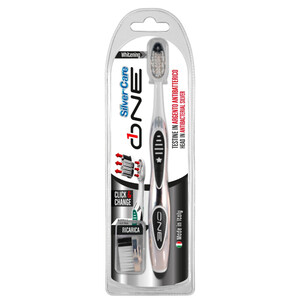 Silver Care One Toothbrush Whitening+1Spare Head